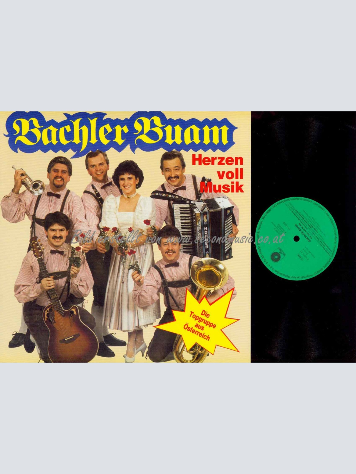 LP--Bachler Buam – Herzen Voll Musik  / NM