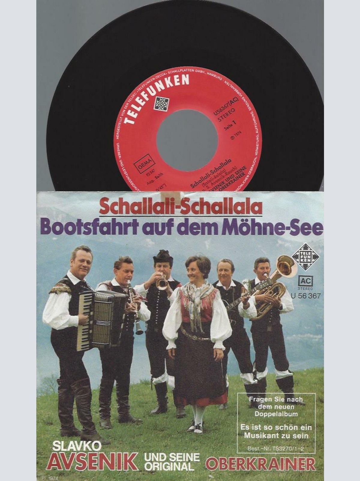 7"   Slavko Avsenik Und Seine Original Oberkrainer  Schallali-Schallala