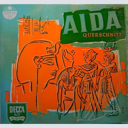 10" Giuseppe Verdi - Aida - Querschnitt