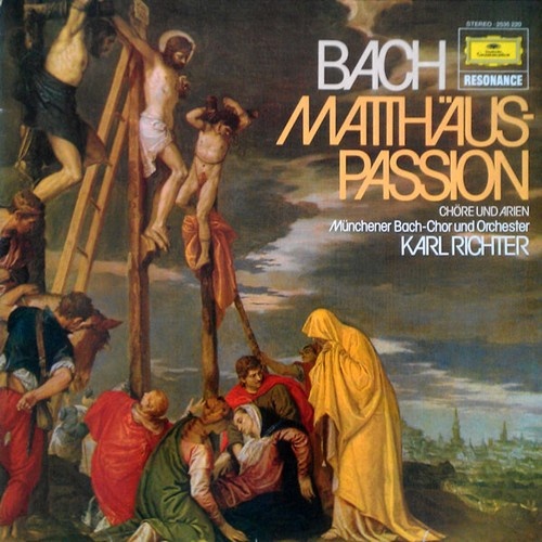 LP, RE Johann Sebastian Bach  - Münchener Bach-Chor Und Münchener Bach-Orches...