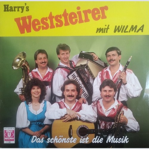 LP Harry's Weststeirer ,Mit Wilma Haller - Das Schonste Ist Die Musik