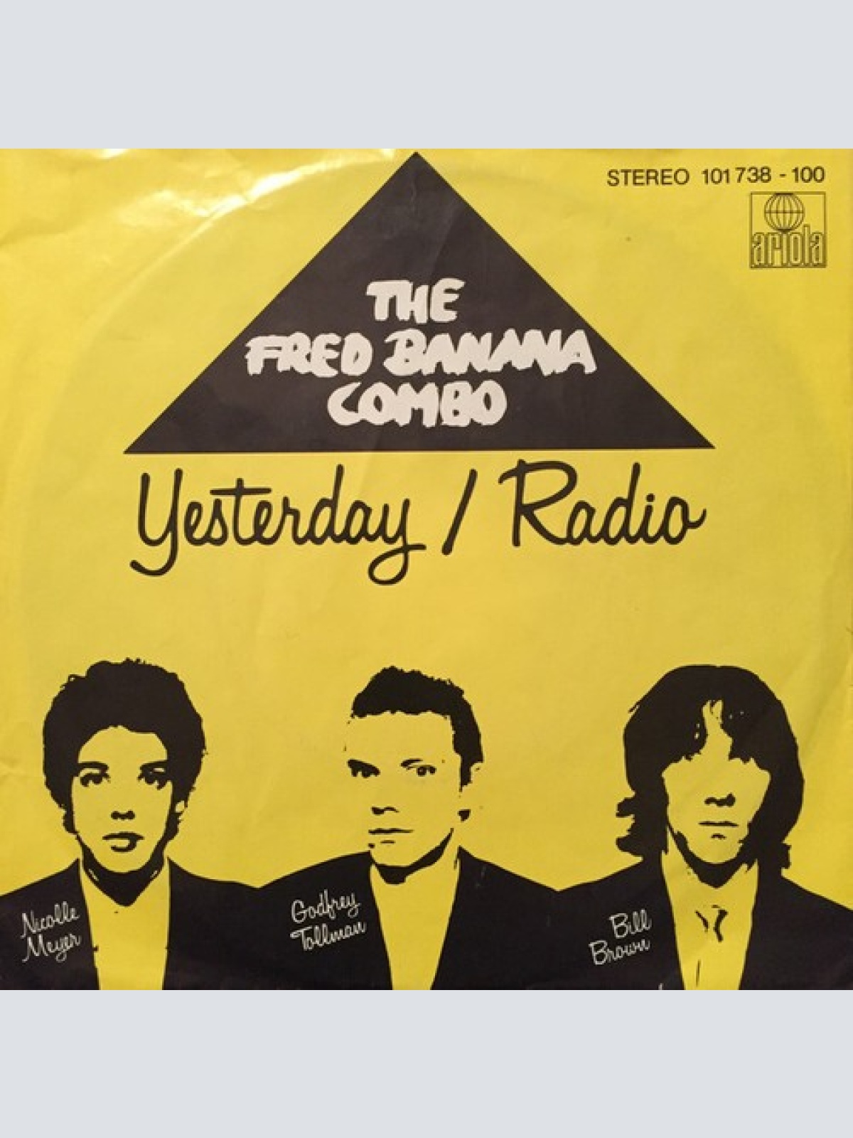 7", Single The Fred Banana Combo - Yesterday / Radio