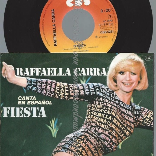 7"  Raffaella Carra – Fiesta