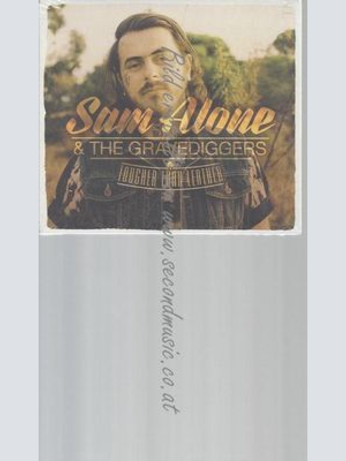 CD--SAM ALONE & THE GRAVEDIGGERS--TOUGHER THAN LEATHER