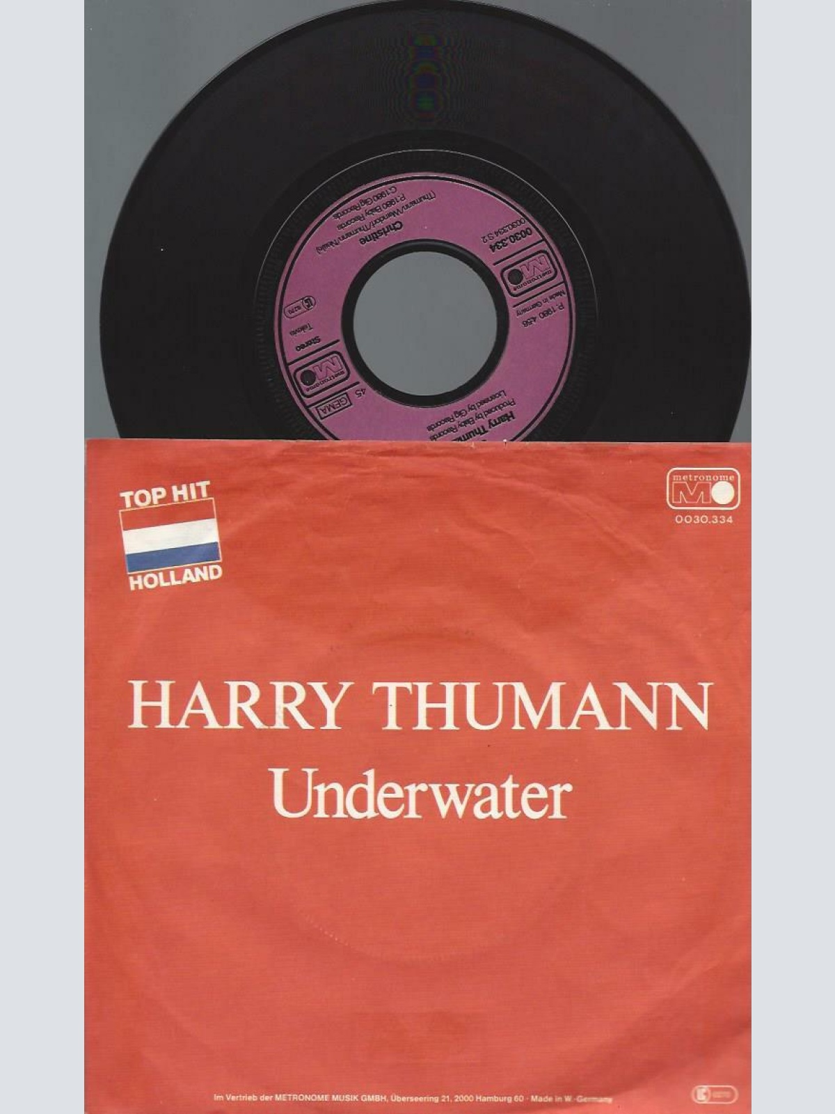 7"  Harry Thumann  Underwater // DE