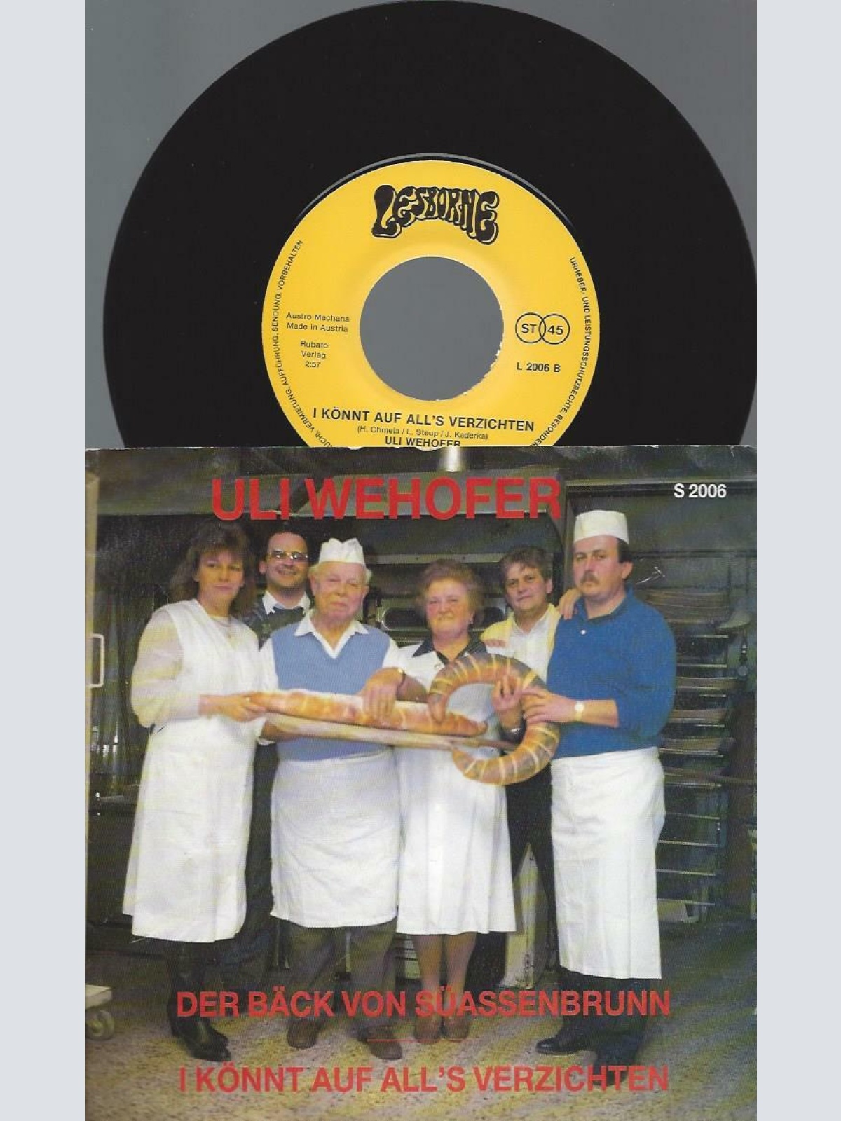 7"  Uli Wehofer – Der Bäck Von Süassenbrunn / H Chmela