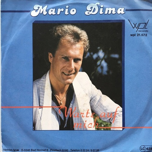 7", Single Mario Dima - Warte Auf Mich