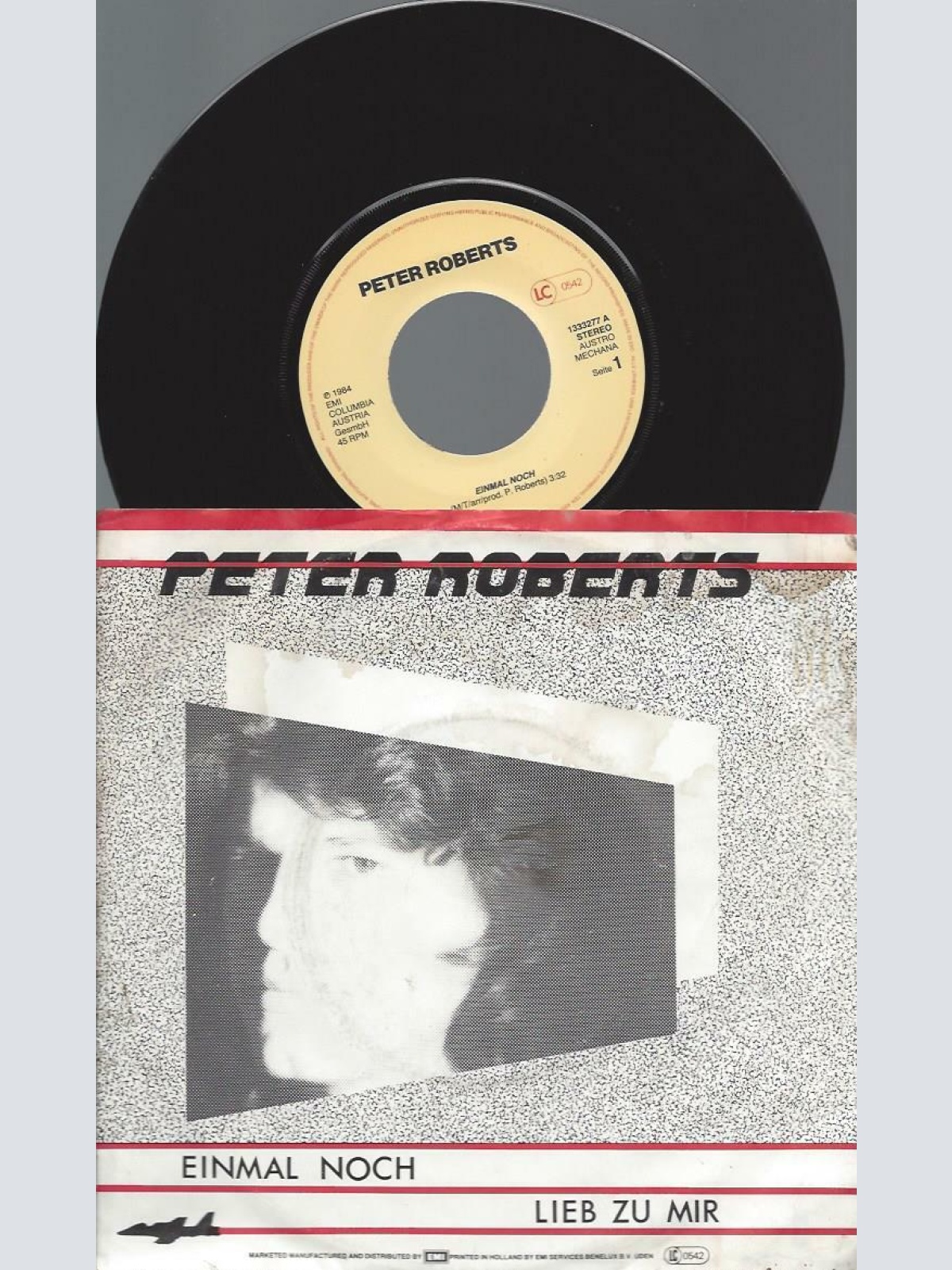 7"   Peter Roberts  Einmal Noch