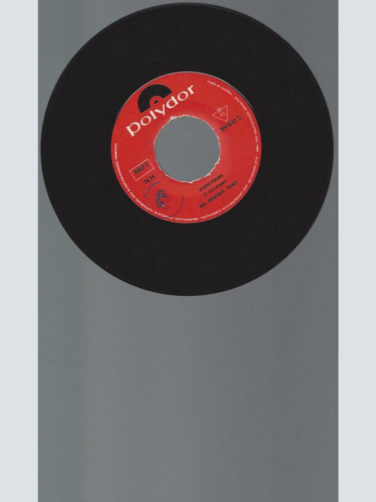 7"  Stainzer Buam  Sterz - Polka