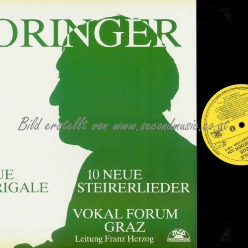 LP--Franz Koringer – 10 Neue Madrigale  /  NM