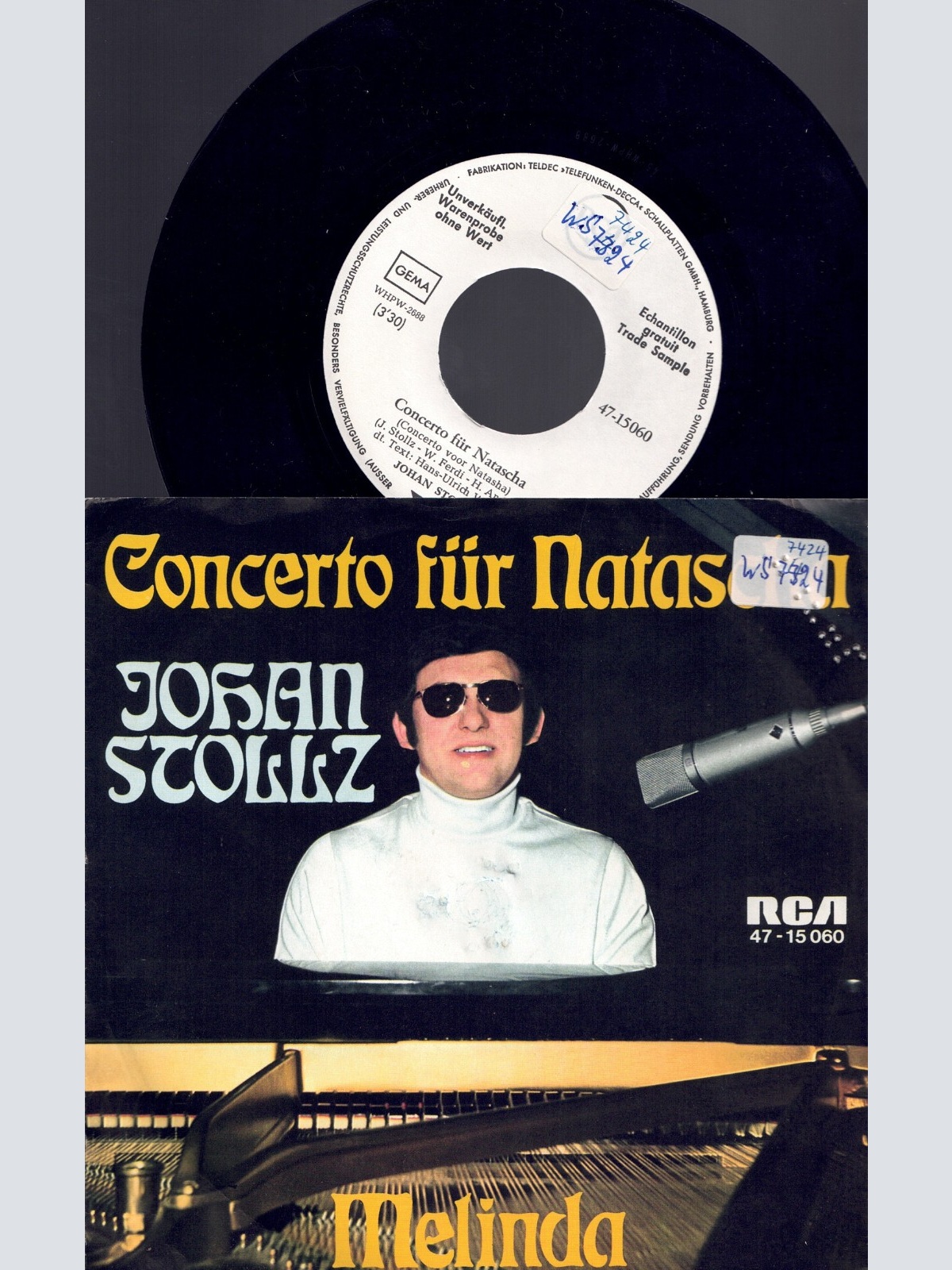 7"  Johan Stollz   Concerto für Natascha   / Promo