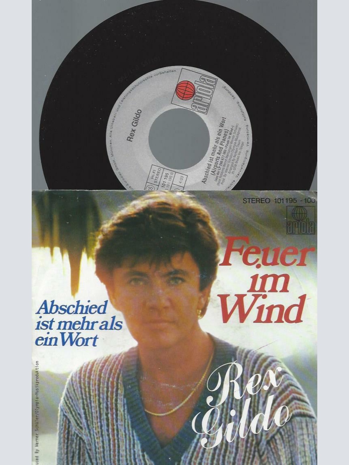 7" Rex Gildo – Feuer Im Wind
