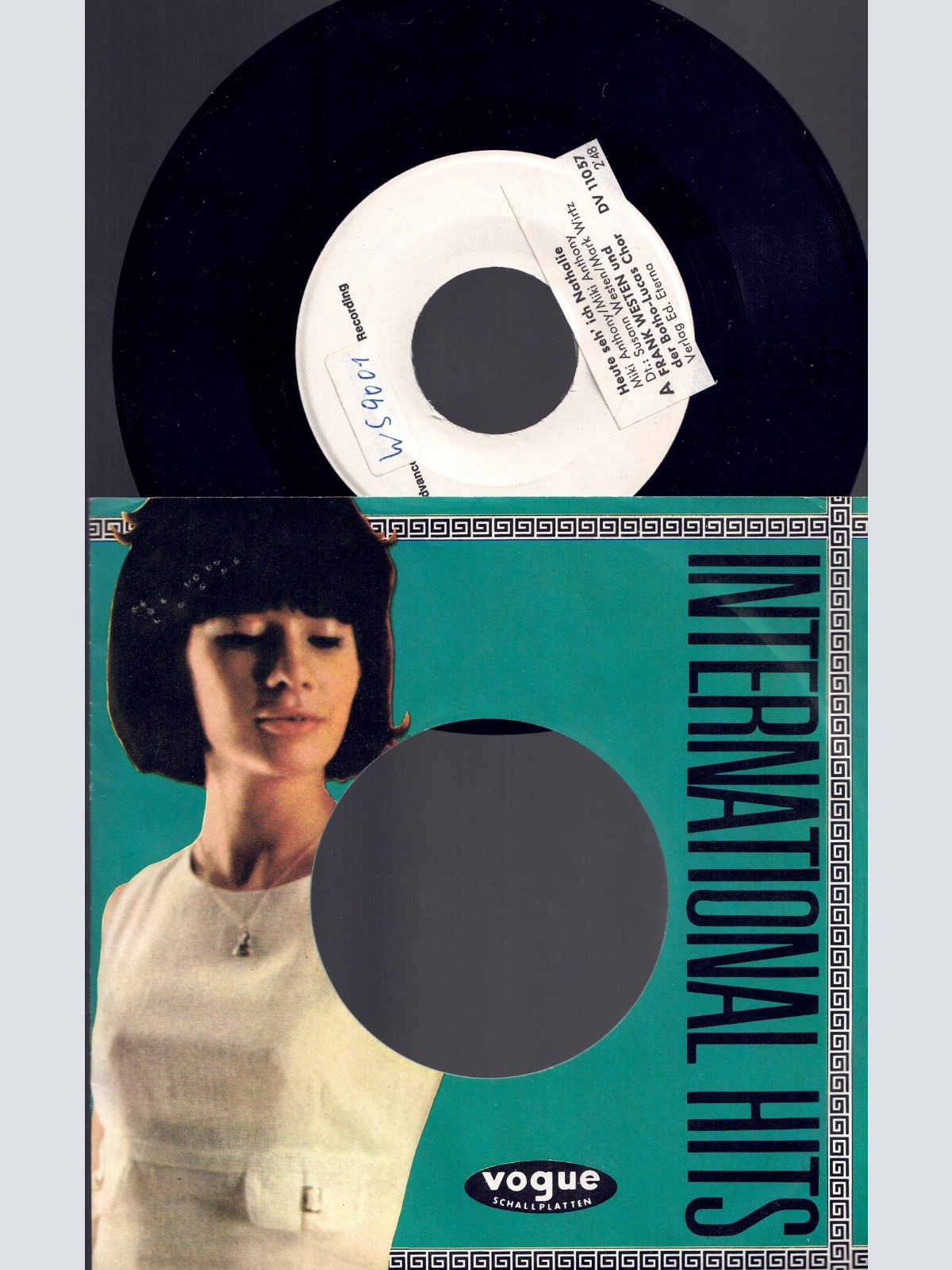 7"  Frank Westen  Heute seh ich Nathalie / Promo