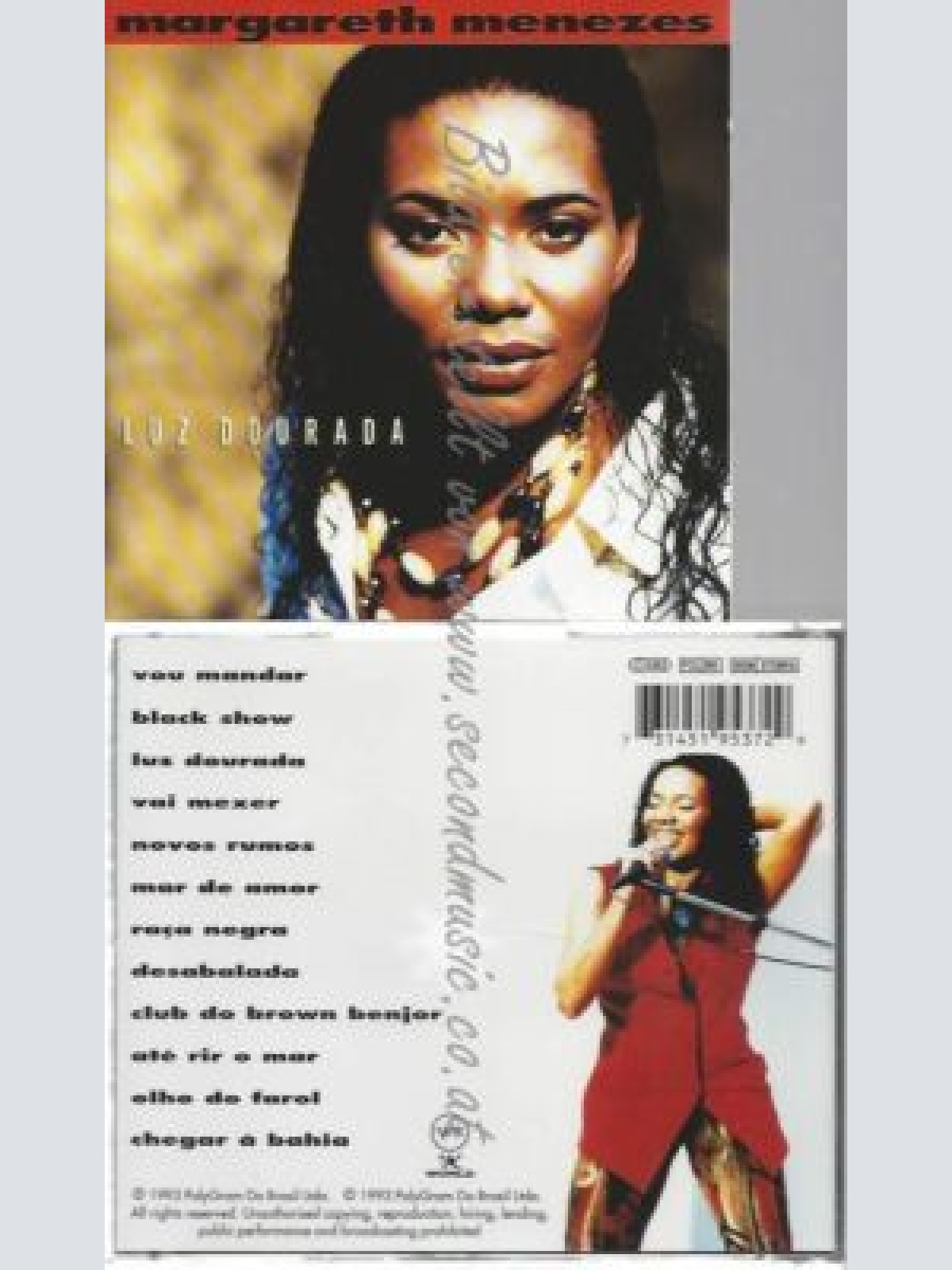 CD--MENEZES,MARGARETH | --LUZ DOURADA