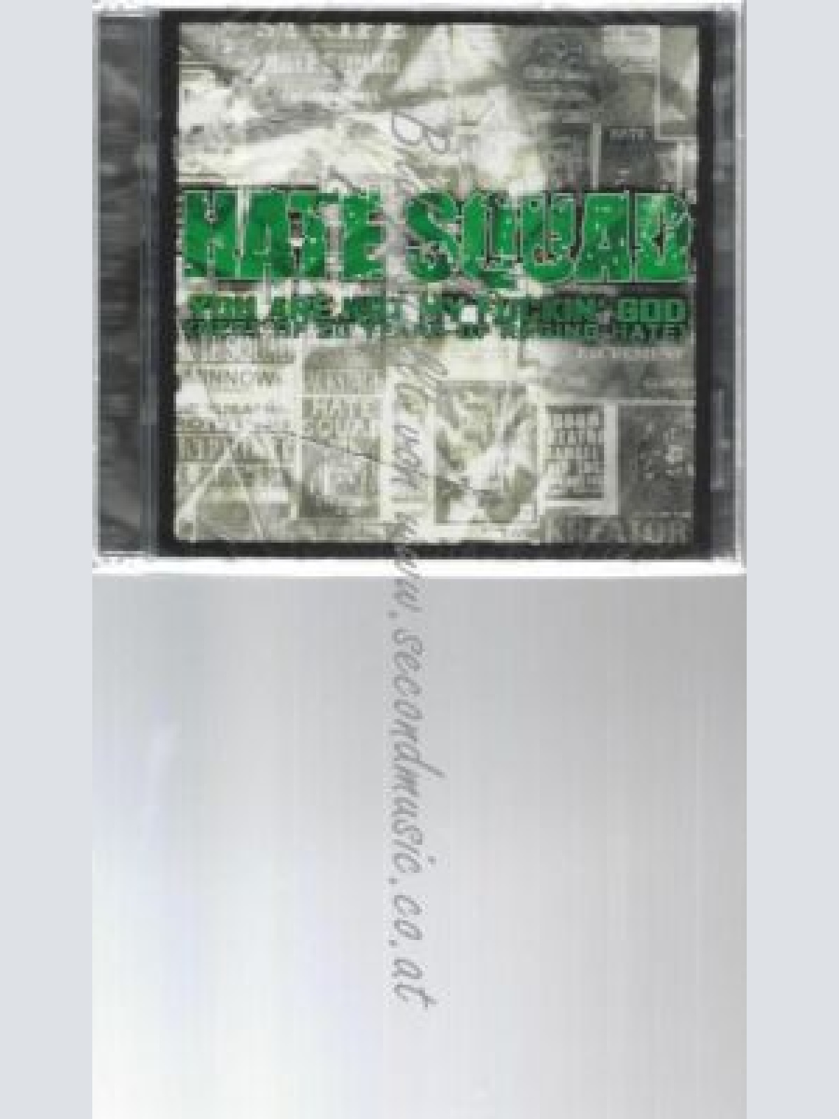 CD--HATE SQUAD | --YOU ARE NOT MY FUCKIN' GOD (BEST OF  YEARS OF RAG