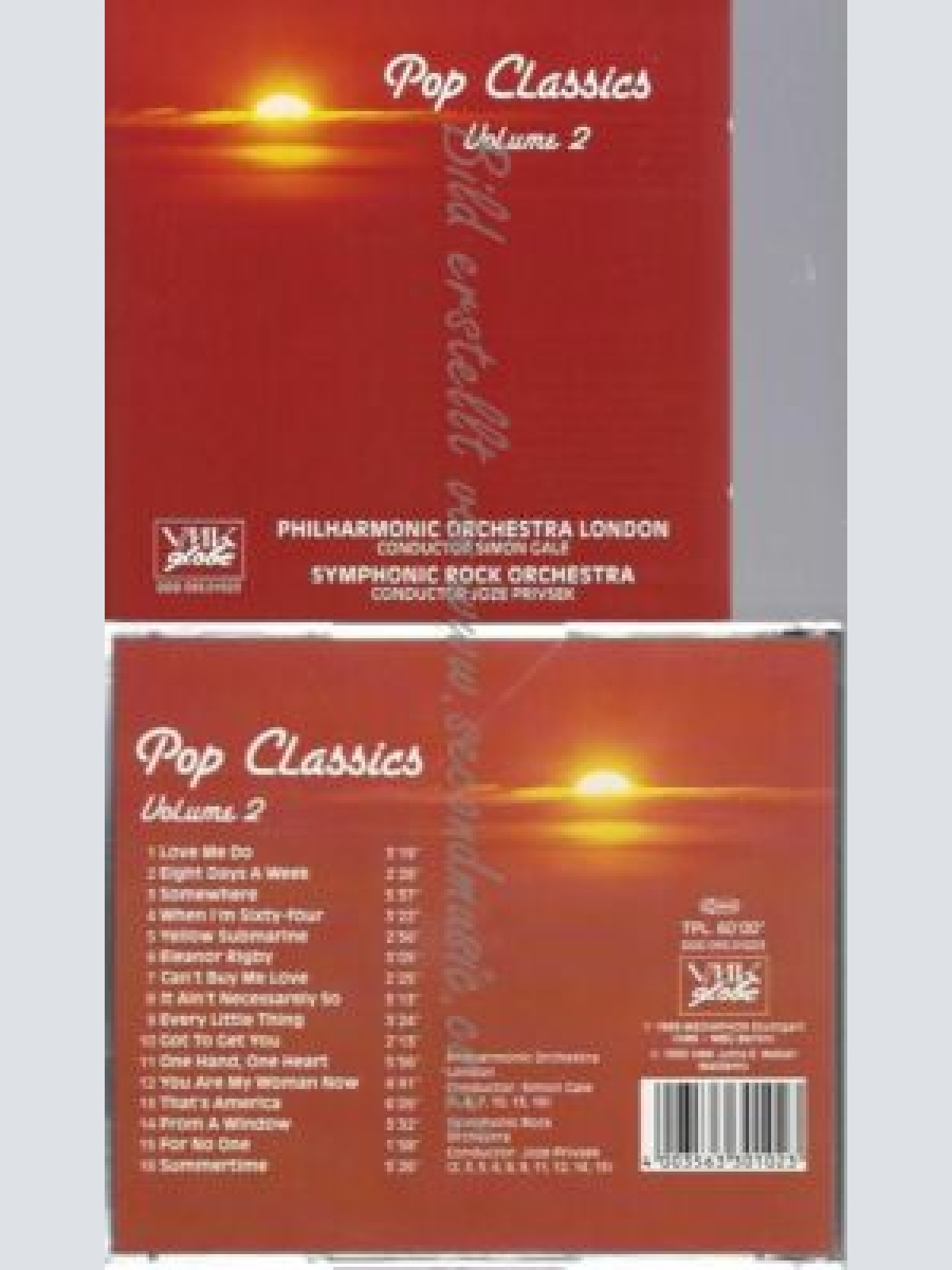 CD--LONDON PHILHARMONIC ORCHESTRA | --POP CLASSICS VOL. 2