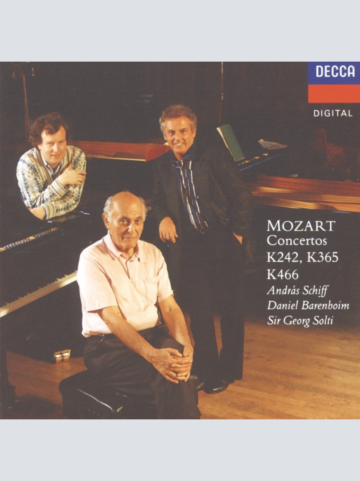 CD Mozart* : András Schiff / Daniel Barenboim / Sir Georg Solti* - Concertos ...