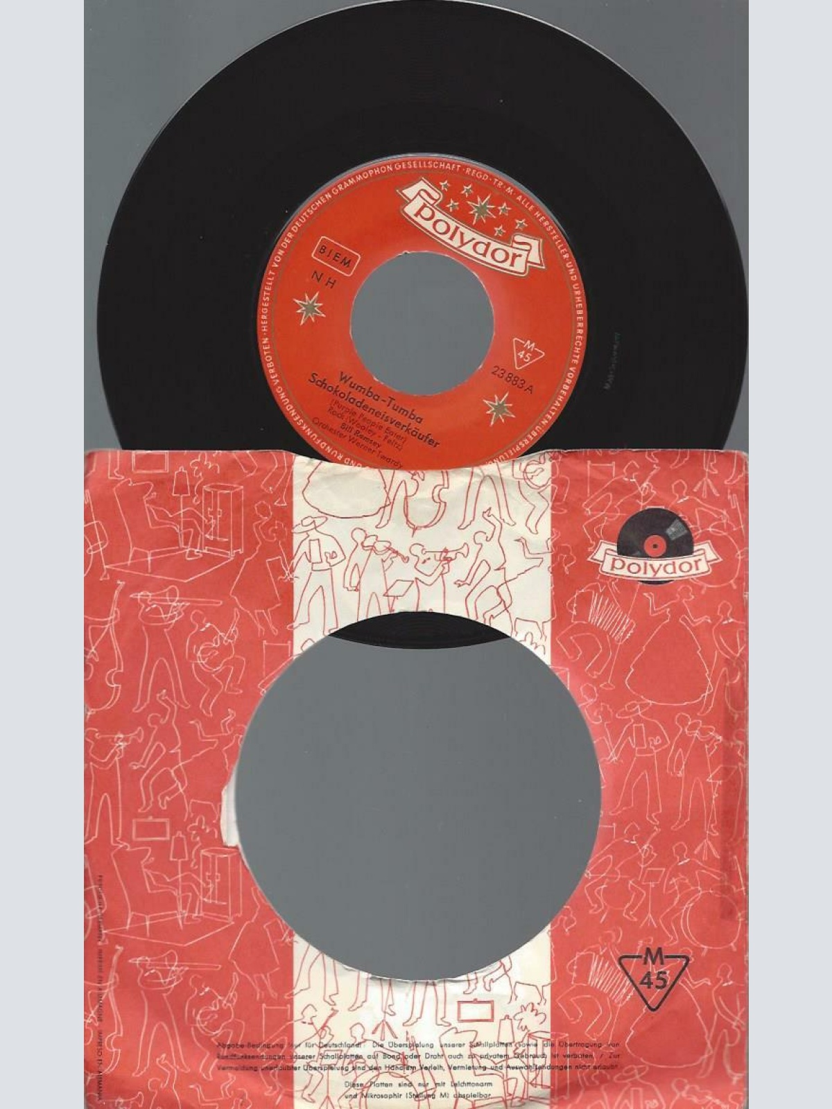 7"   Bill Ramsey  Wumba-Tumba Schokoladeneisverkäufer