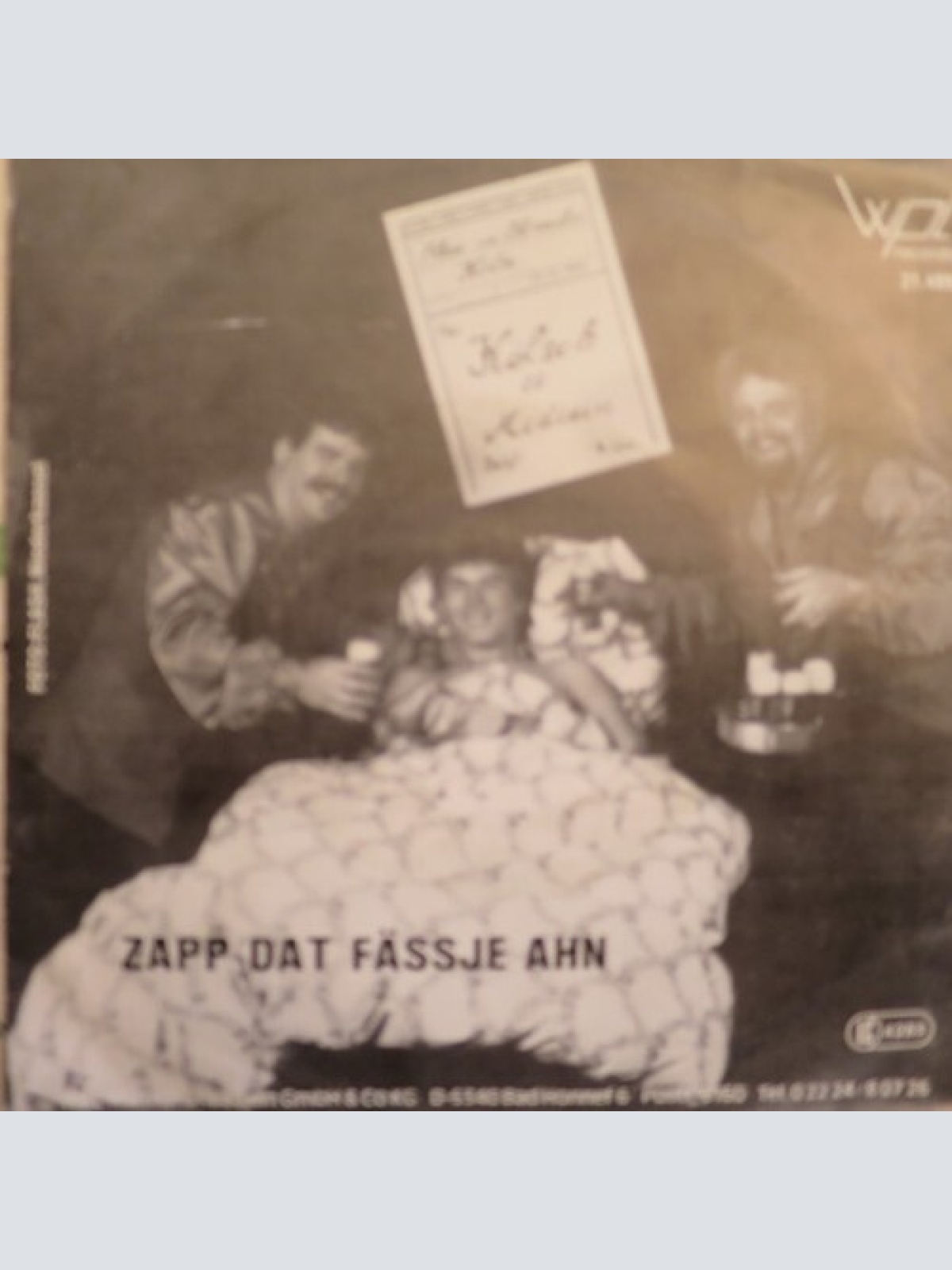 7", Single Blom Un Blömcher - Kölsch Ess Medizin / Zapp Dat Fässje Ahn