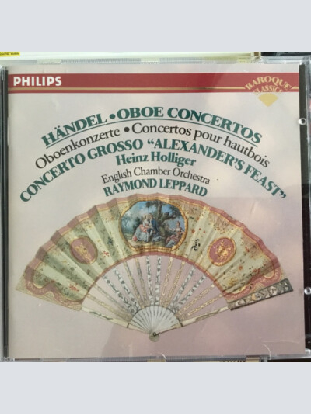 CD, Comp, RE Händel* - Heinz Holliger, English Chamber Orchestra, Raymond Lep...