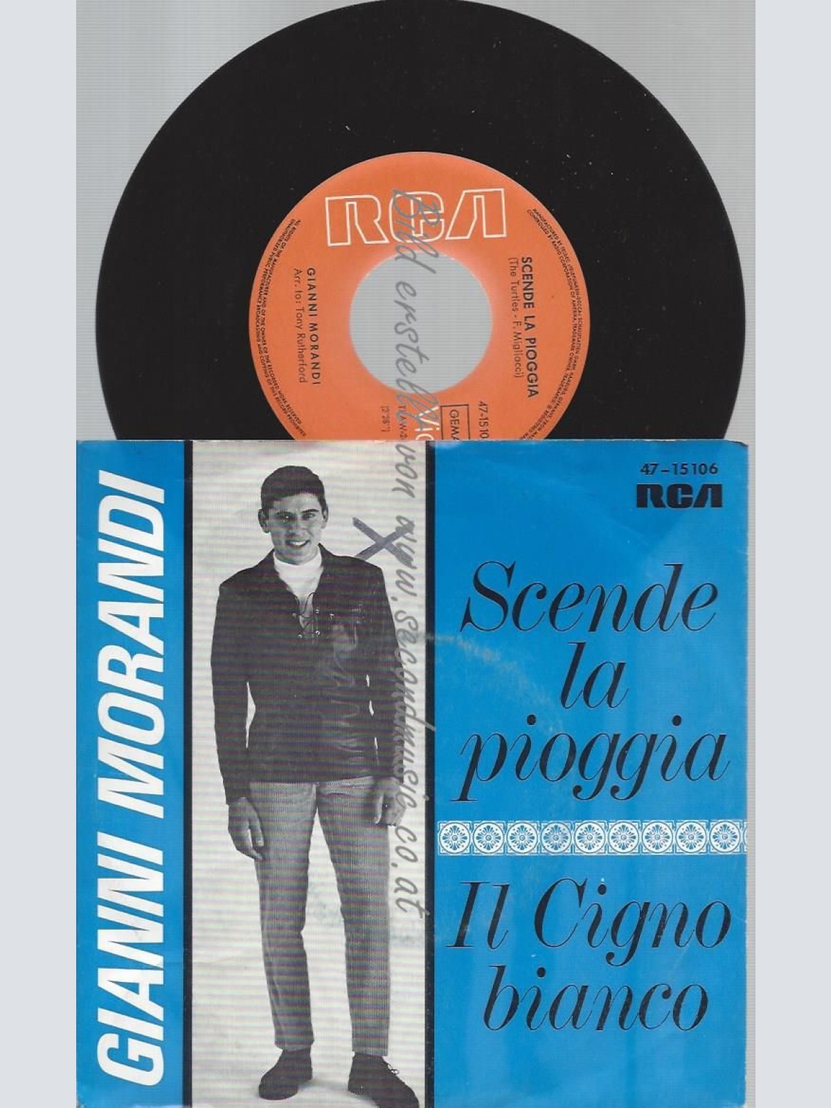 7"  Gianni Morandi  Scende La Pioggia