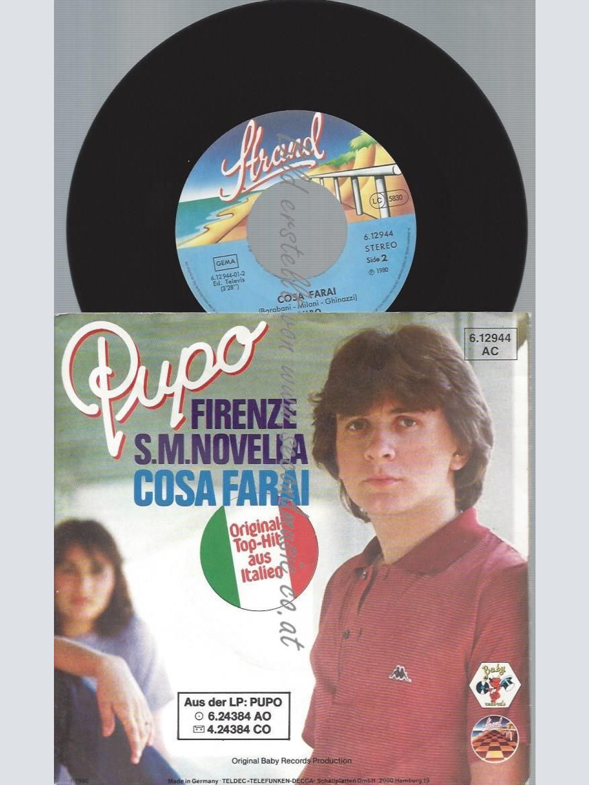 7"    Pupo  Firenze S.M.Novella