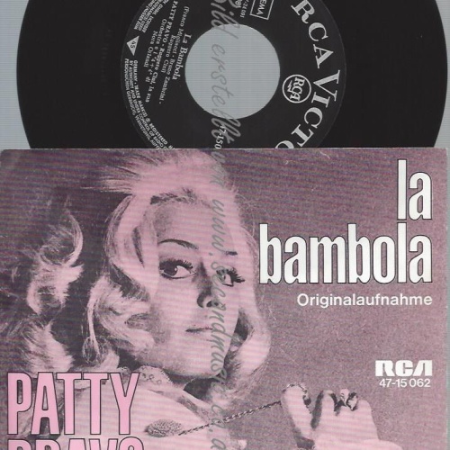 7"   Patty Pravo  La Bambola ///RCA DIFFRENT COVER