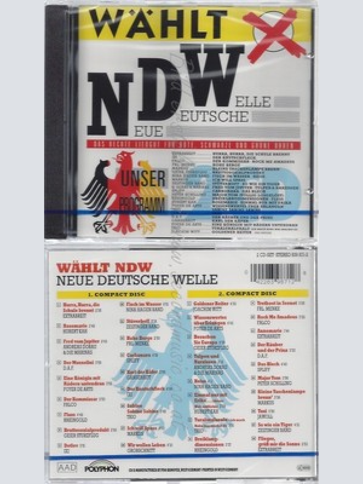 CD--NM-SEALED-VARIOUS -1989- - DOPPEL-CD -- WÄHLT NDW