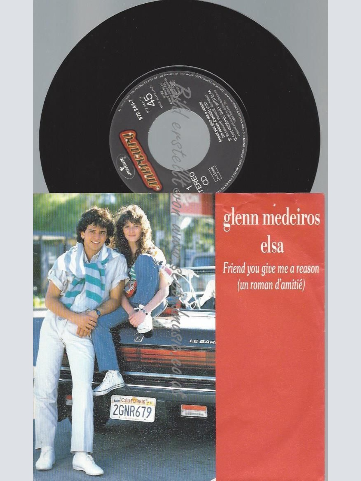 7"   Glenn Medeiros  Friend You Give Me A Reason