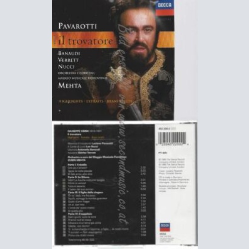 CD--PAVAROTTI, BANAUDI, ET AL. | --VERDI: IL TROVATORE (QUERSCHNITT)