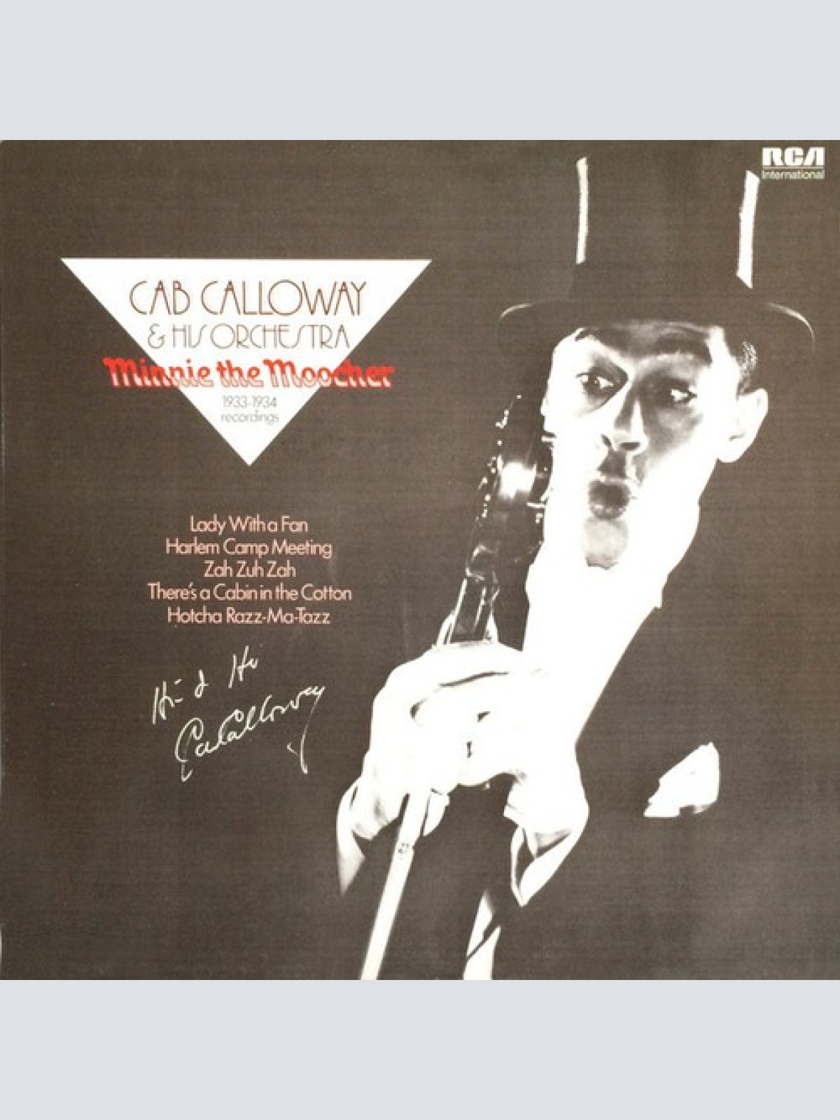 LP, Comp, Mono Cab Calloway & His Orchestra* - Minnie The Moocher 1933-1934 R...