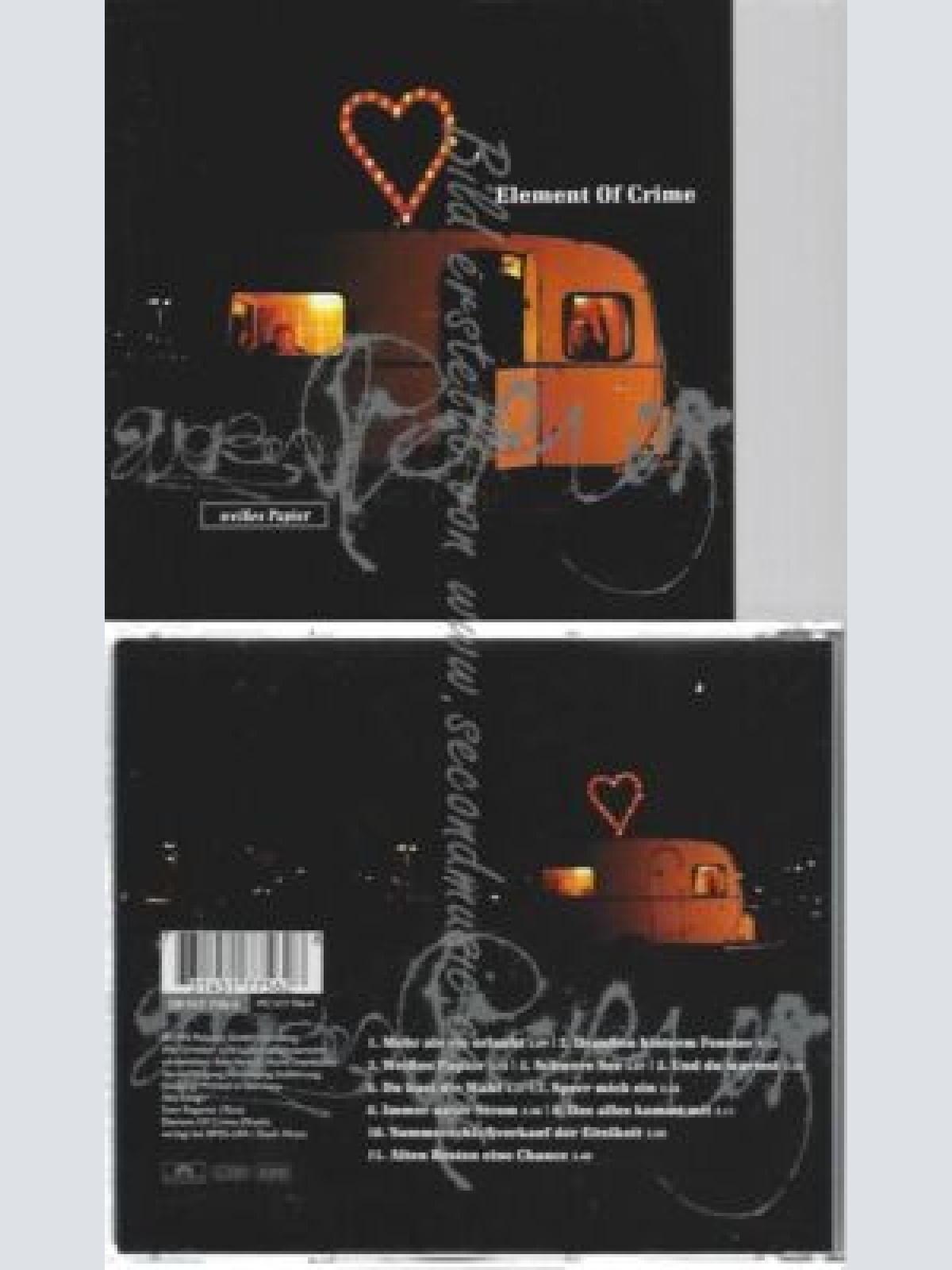 CD--ELEMENT OF CRIME | --WEIßES PAPIER