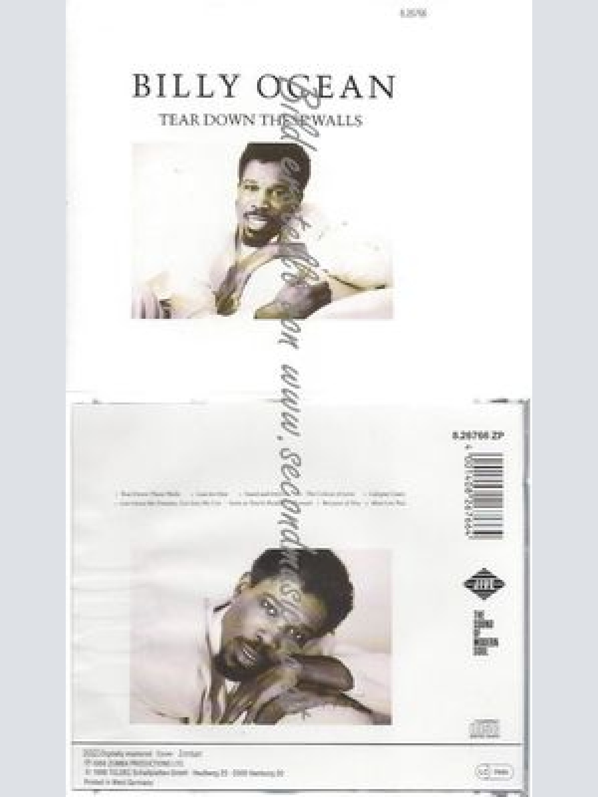 CD--BILLY OCEAN--TEAR DOWN THESE WALLS --