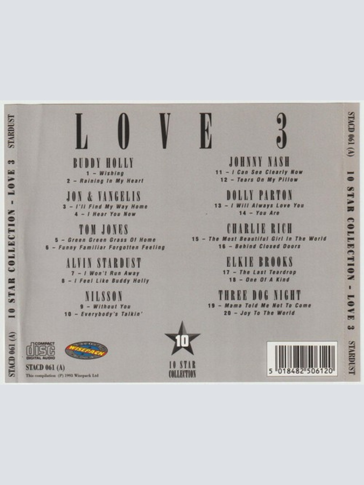 CD, Comp Various - 10 Star Love 3