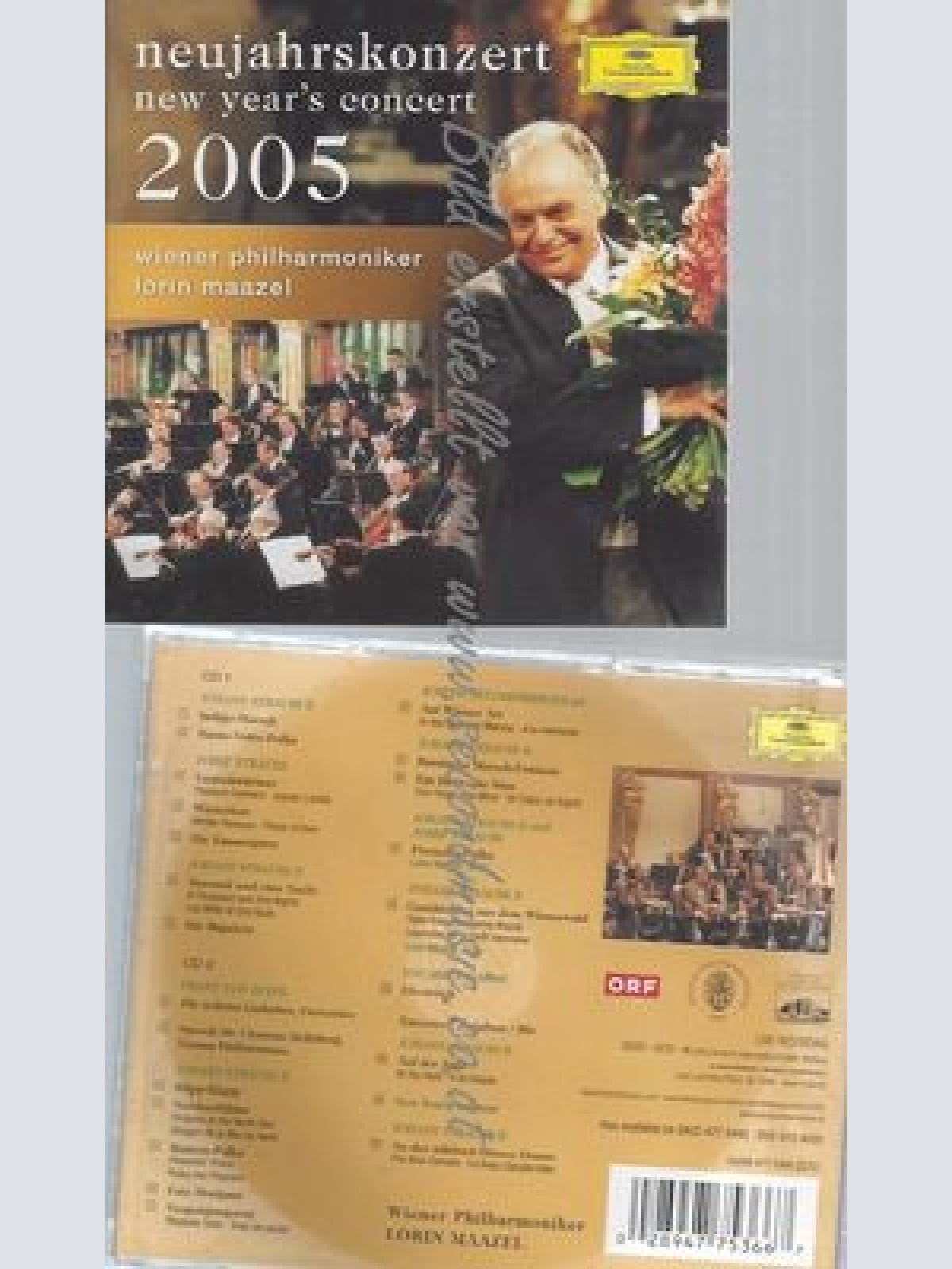 CD--WIENER PHILHARMONIKER UND JOHANN STRAUSS--NEUJAHRSKONZERT 2005