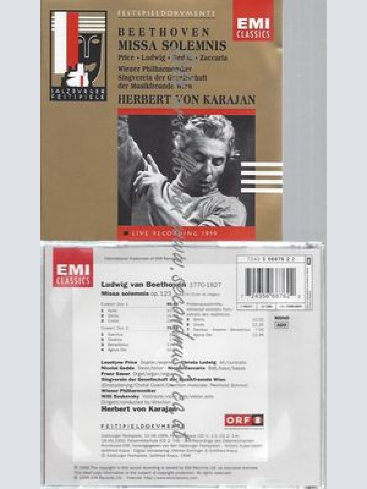CD--HERBERT / KARAJAN--MISSA SOLEMNIS