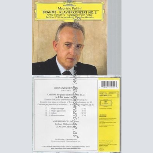 CD--MAURIZIO POLLINI  --BRAHMS: PIANO CONCERTO NO.