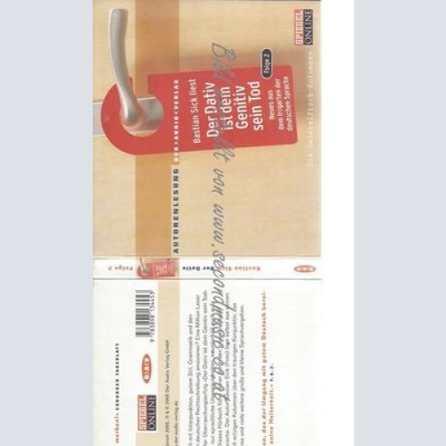 CD--BASTIAN SICK UND CHRISTIAN BRUHN--DER DATIV IST DEM GENITIV