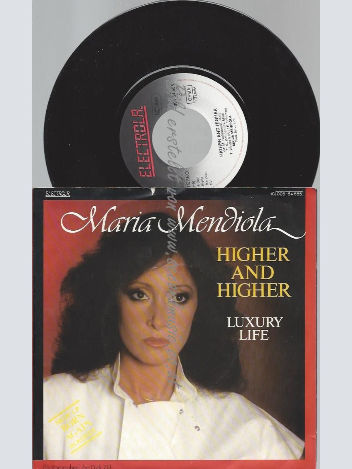 7"   María Mendiola – Higher And Higher