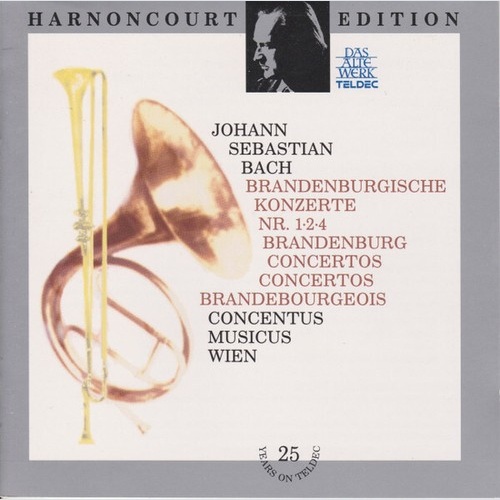 CD, Album Johann Sebastian Bach - Concentus Musicus Wien, Nikolaus Harnoncour...