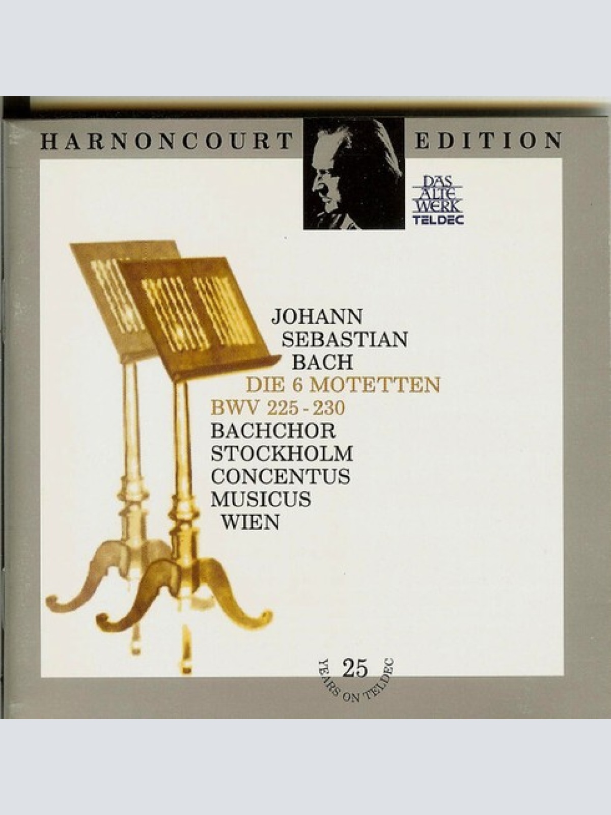CD, Album, RE Johann Sebastian Bach - Concentus Musicus Wien / Nikolaus Harno...