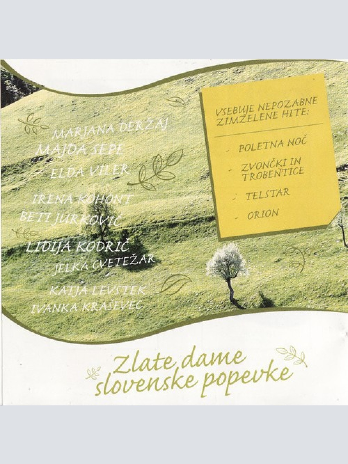 CD, Comp Various - Zlate Dame Slovenske Popevke