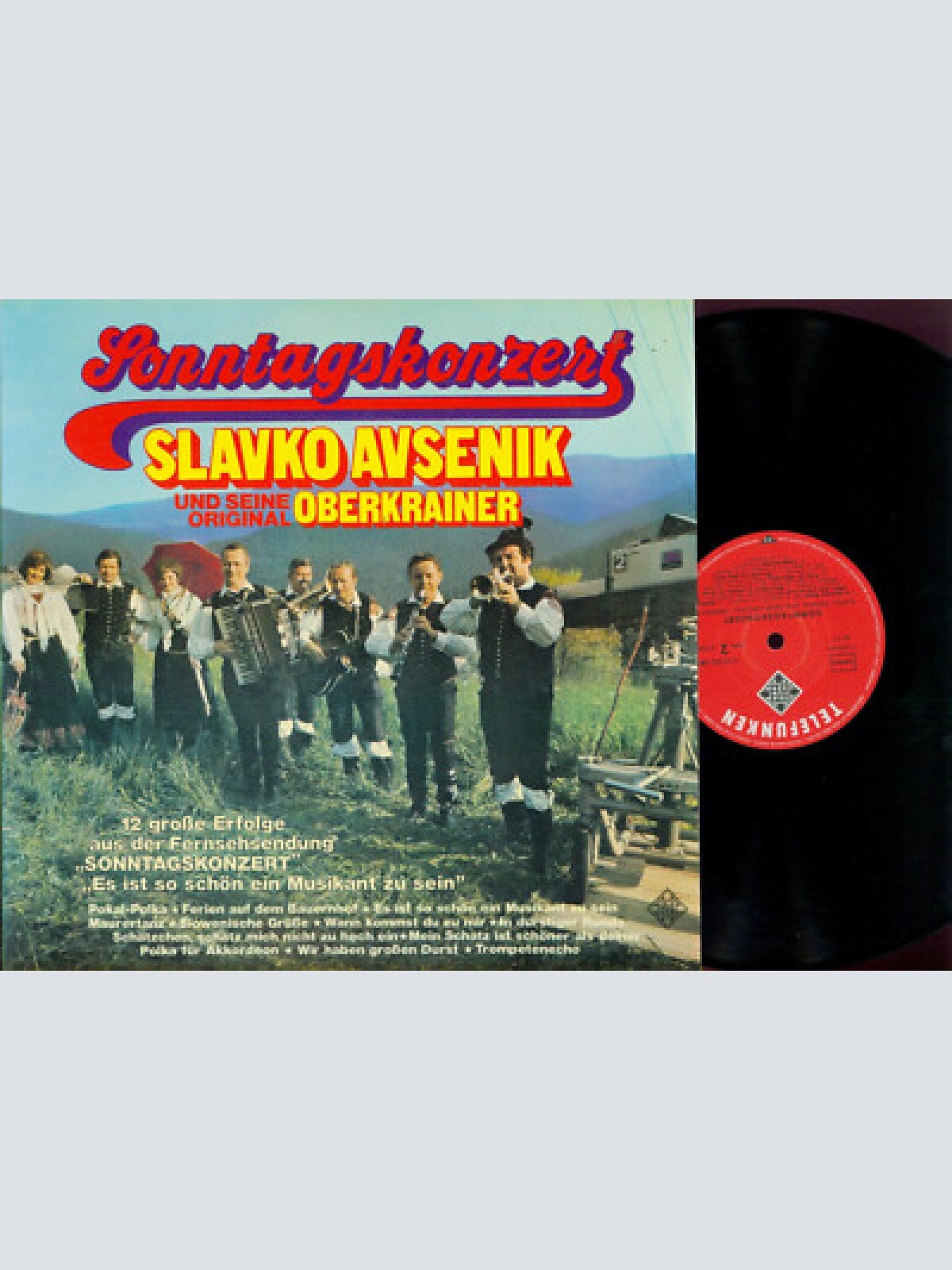 LP--  Slavko Avsenik Und Seine Original Oberkrainer – Sonntagskonzert