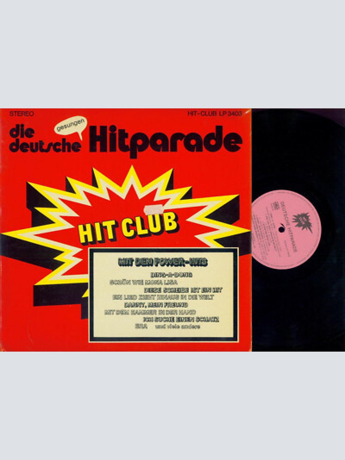 LP--Die Deutsche Hitparade Hit Club