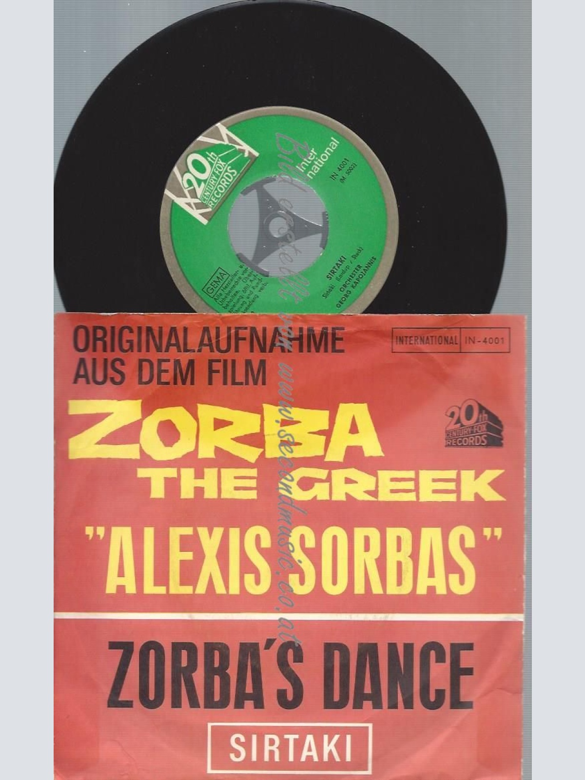 7" Mikis Theodorakis – Zorba's Dance