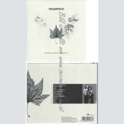 CD--POLIOPPOSTI--SESSO AMORE E LIBERTÀ