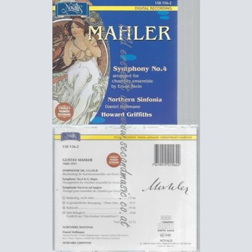 CD-- MAHLER: SYMPHONY NO.4  -
