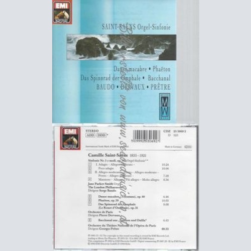 CD--ANSE MACABRE  "SAMSON & DALILA"/ BAUDO UND PRETRE--SINFONIE