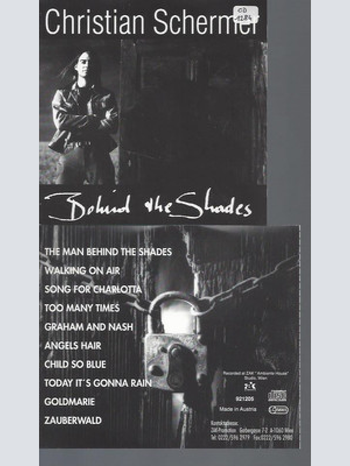 CD-CHRISTIAN SCHERMER BEHIND THE SHADES