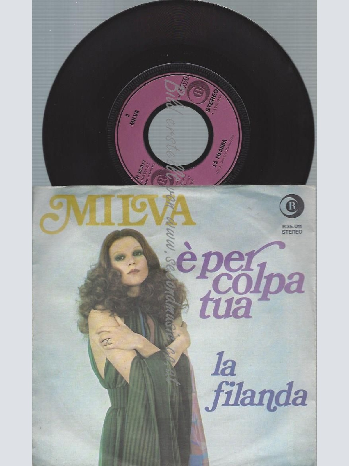 7"   Milva  È Per Colpa Tua